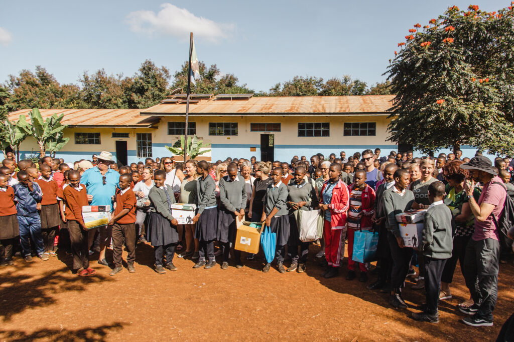 Legacy guests and Tanzania team